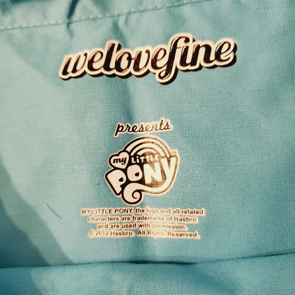 RARE BRONY We Love Fine My Little Pony Rainbow Dash String Bag  2012 - Picture 4 of 8